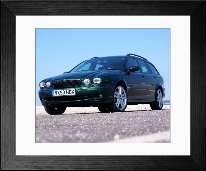 Framed Print : 2003 Jaguar X Type Sport Estate Framed Print : 2003 Jaguar X Type Sport Estate