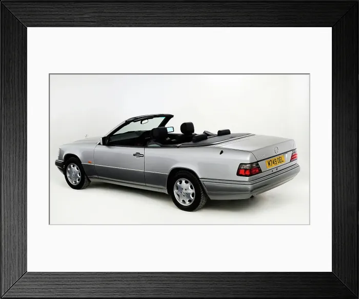 Framed Print : 1995 Mercedes Benz E220 Convertible Framed Print : 1995 Mercedes Benz E220 Convertible