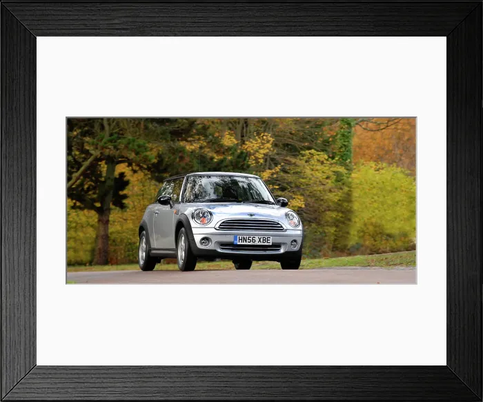 Framed Print : 2006 Mini Cooper