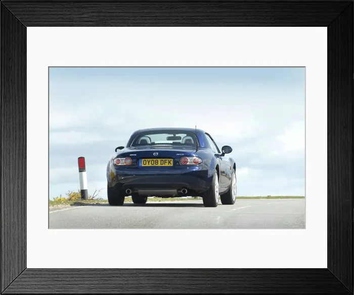 Framed Print : 2008 Mazda MX5 Roadster Coupe Framed Print : 2008 Mazda MX5 Roadster Coupe