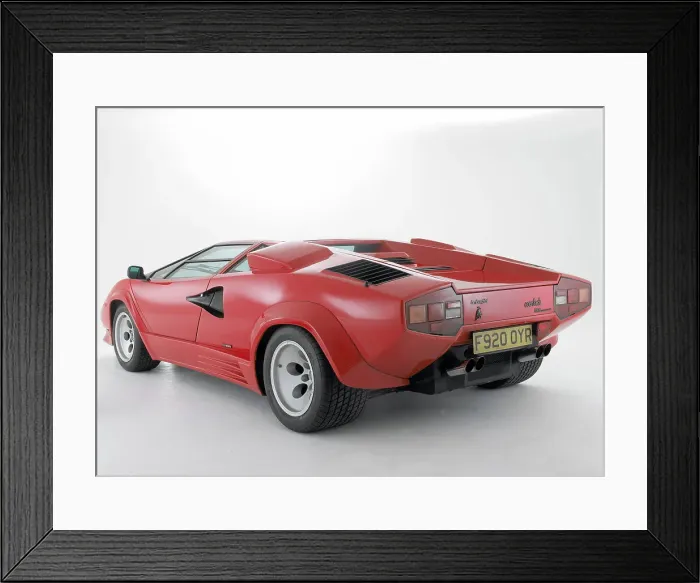 Framed Print : 1988 Lamborghini Countach Framed Print : 1988 Lamborghini Countach
