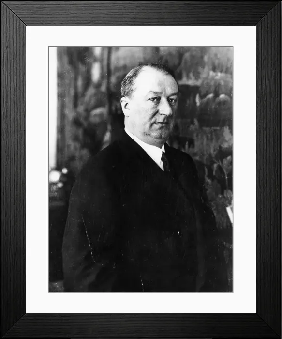 Framed Print : Ettore Bugatti Framed Print : Ettore Bugatti