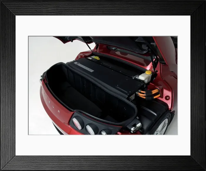 Framed Print : 2010 Tesla Roadster Framed Print : 2010 Tesla Roadster