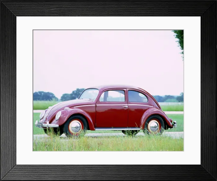 Framed Print : 1950 Volkswagen Beetle Framed Print : 1950 Volkswagen Beetle