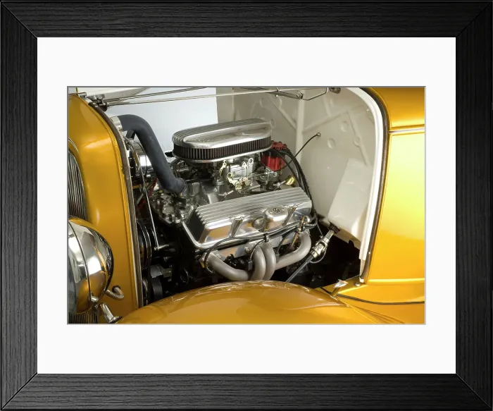 Framed Print : 1932 Ford Model B Custom Car Framed Print : 1932 Ford Model B Custom Car