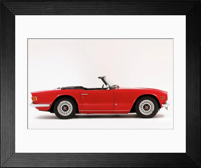 Framed Print : 1972 Triumph TR6 Framed Print : 1972 Triumph TR6