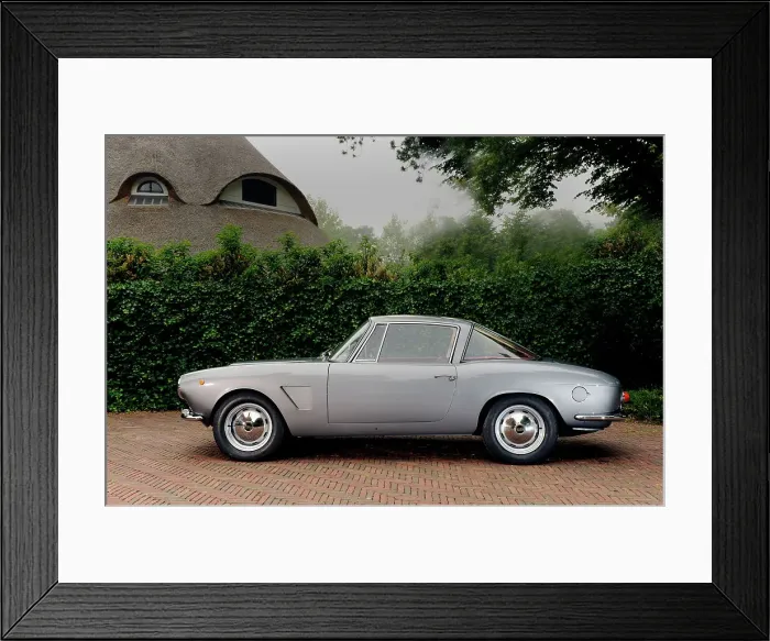 Framed Print : Fiat 1600s split window 1963. Artist: Simon Clay