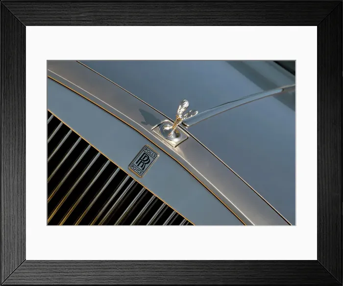 Framed Print : 2009 Rolls Royce Phantom Drophead Coupe mascot Framed Print : 2009 Rolls Royce Phantom Drophead Coupe mascot