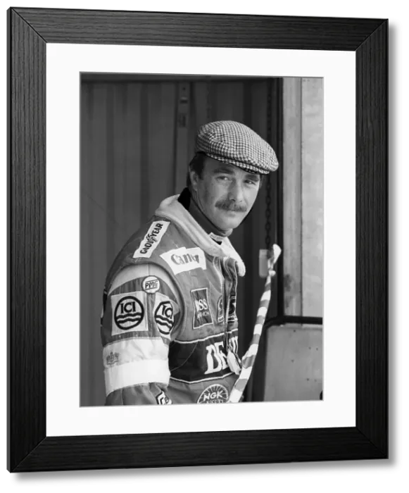 Framed Print : Nigel Mansell, c1985-c1992 Framed Print : Nigel Mansell, c1985-c1992