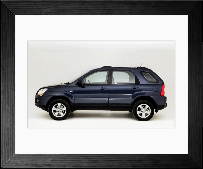 Framed Print : 2009 Kia Sportage XS Framed Print : 2009 Kia Sportage XS