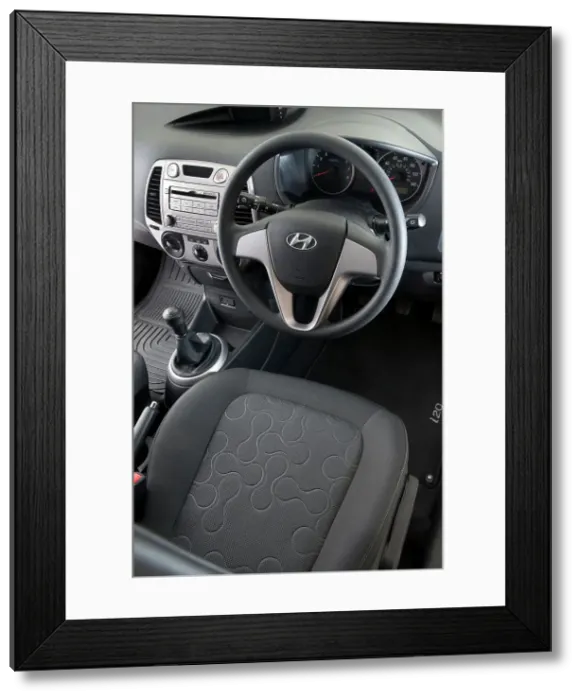 Framed Print : 2009 Hyundai i20 interior Framed Print : 2009 Hyundai i20 interior