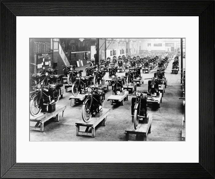 Framed Print : ABC motorbike factory, 1921 Framed Print : ABC motorbike factory, 1921