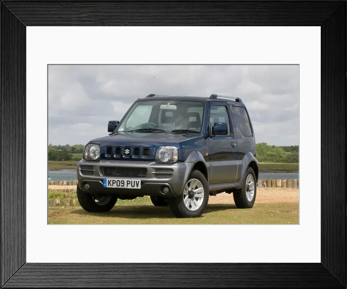 Framed Print : 2009 Suzuki Jimny SZ4 Framed Print : 2009 Suzuki Jimny SZ4