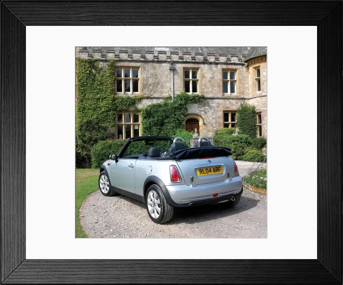 Framed Print : 2004 Mini Cooper Convertible Framed Print : 2004 Mini Cooper Convertible
