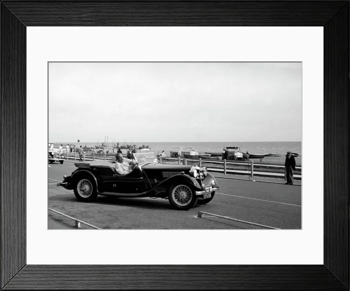 Framed Print : 1937 Riley Lynx on the 1953 Brighton rally Framed Print : 1937 Riley Lynx on the 1953 Brighton rally