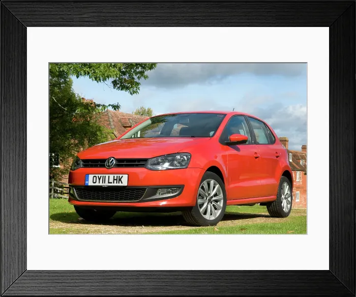 Framed Print : 2011 Volkswagen Polo SEL 1.2 Tsi Framed Print : 2011 Volkswagen Polo SEL 1.2 Tsi