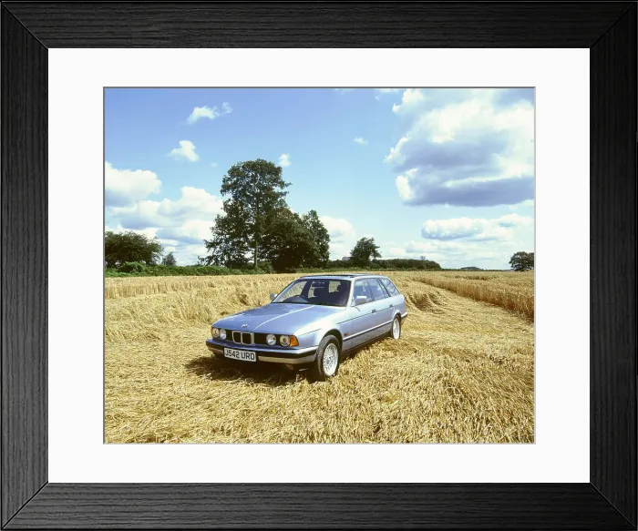 Framed Print : 1992 BMW 525i touring Framed Print : 1992 BMW 525i touring