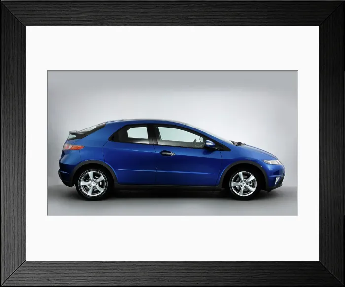 Framed Print : 2007 Honda Civic Framed Print : 2007 Honda Civic