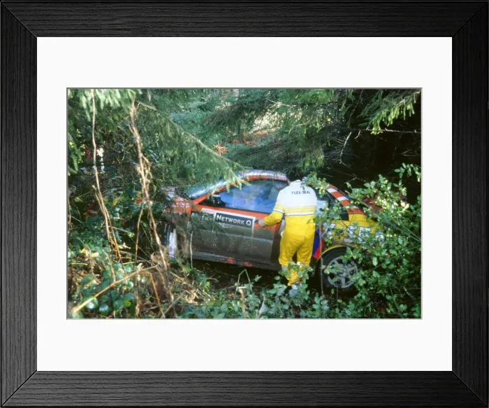 Framed Print : Mitsubishi Lancer Evo, G.Cox, 1998 Network Q Framed Print : Mitsubishi Lancer Evo, G.Cox, 1998 Network Q