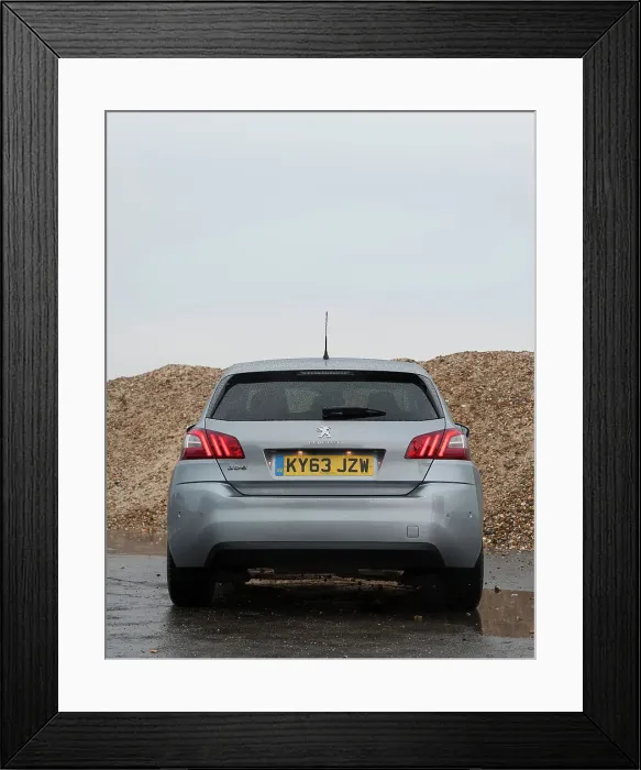 Framed Print : 2014 Peugeot 308 THP 156 Feline Framed Print : 2014 Peugeot 308 THP 156 Feline