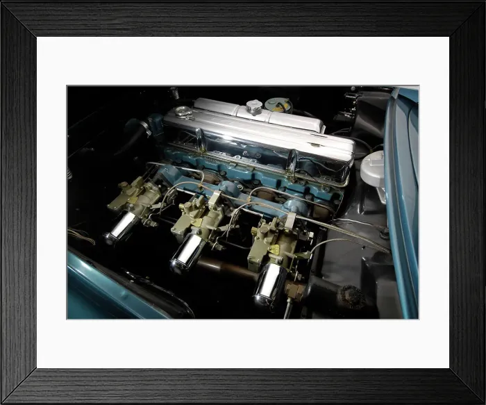 Framed Print : Chevrolet Corvette 1954. Artist: Simon Clay Framed Print : Chevrolet Corvette 1954. Artist: Simon Clay