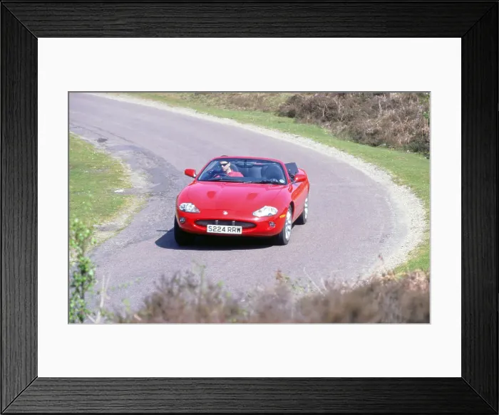 Framed Print : 1999 Jaguar XKR