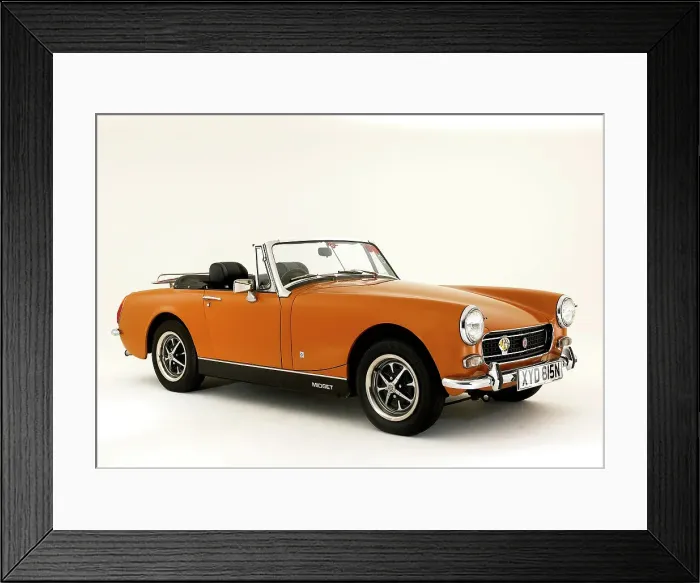 Framed Print : 1975 MG Midget Framed Print : 1975 MG Midget