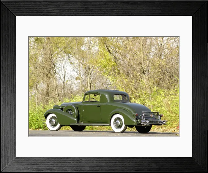 Framed Print : Cadillac V8 355d coupe by Fisher 1934. Artist: Simon Clay Framed Print : Cadillac V8 355d coupe by Fisher 1934. Artist: Simon Clay