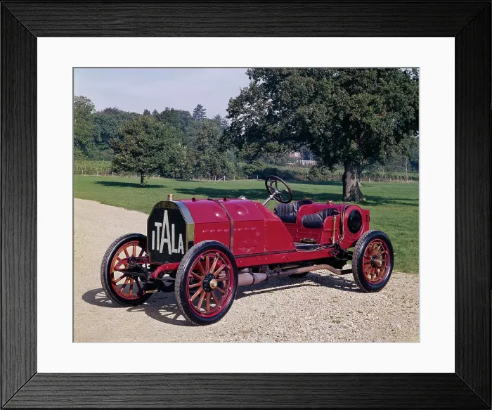 Framed Print : 1907 Itala 120hp car Framed Print : 1907 Itala 120hp car