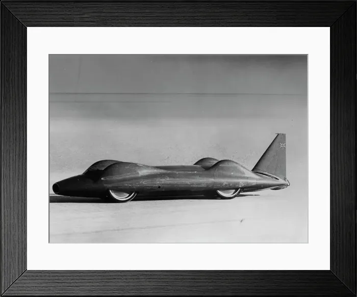 Framed Print : Bluebird CN7 at Lake Eyre, c1960-c1964 Framed Print : Bluebird CN7 at Lake Eyre, c1960-c1964