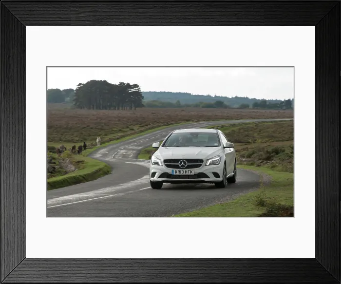 Framed Print : 2013 Mercedes Benz CLA 180 Sport Framed Print : 2013 Mercedes Benz CLA 180 Sport
