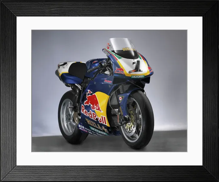 Framed Print : 2000 & 2001 Ducati racing bike Framed Print : 2000 & 2001 Ducati racing bike