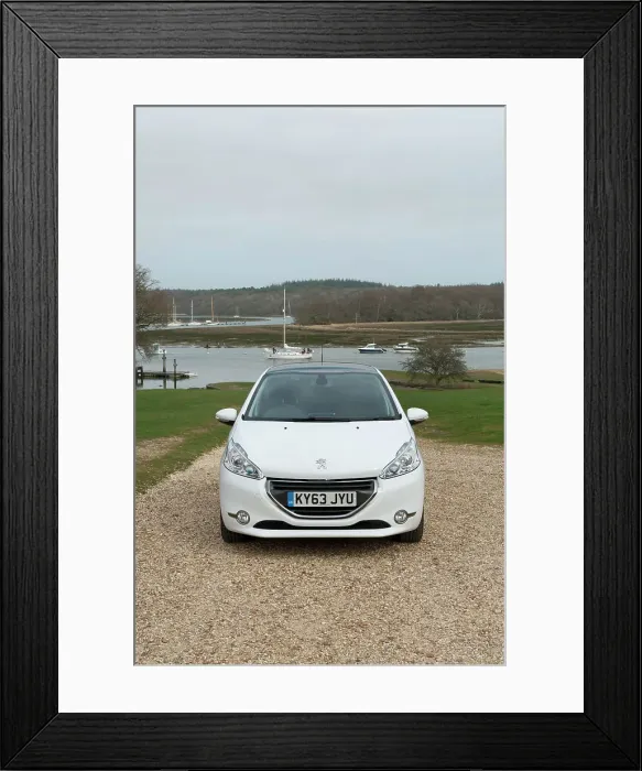 Framed Print : 2014 Peugeot 208 Hdi Framed Print : 2014 Peugeot 208 Hdi