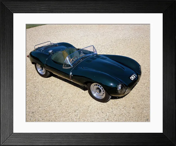 Framed Print : 1953 Jaguar D Type Framed Print : 1953 Jaguar D Type