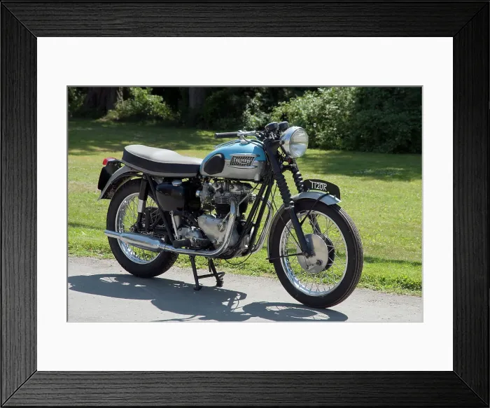 Framed Print : 1968 Triumph Bonneville T120R Framed Print : 1968 Triumph Bonneville T120R