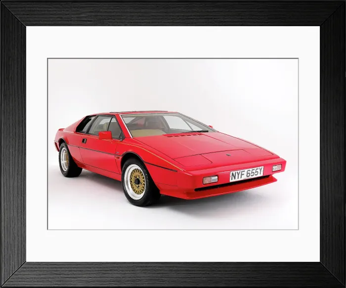 Framed Print : 1982 Lotus Esprit Framed Print : 1982 Lotus Esprit
