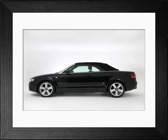 Framed Print : 2008 Audi A4 2.0 tdis Line Convertible Framed Print : 2008 Audi A4 2.0 tdis Line Convertible
