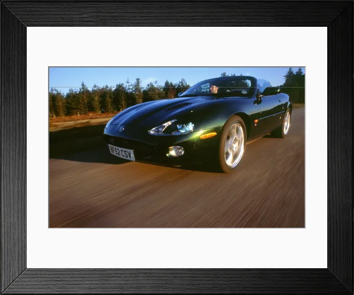 Framed Print : 2002 Jaguar XKR convertible Framed Print : 2002 Jaguar XKR convertible