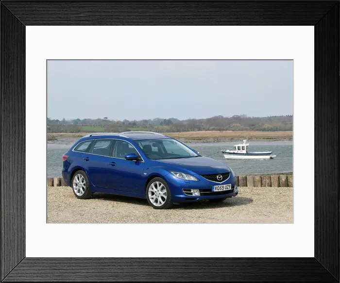 Framed Print : 2010 Mazda 6 SL Estate Framed Print : 2010 Mazda 6 SL Estate
