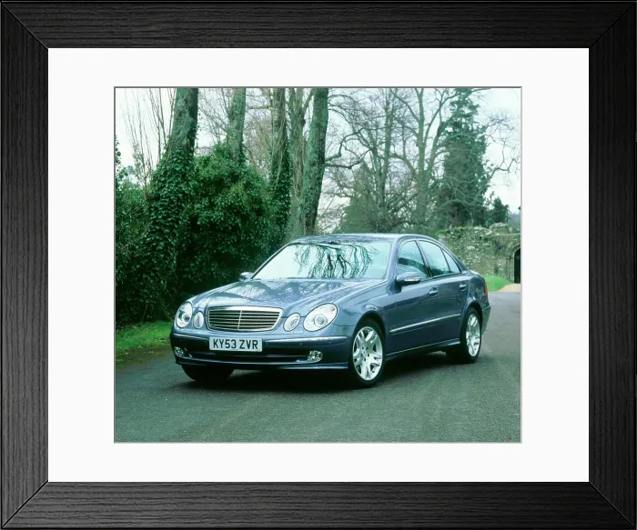 Framed Print : 2003 Mercedes Benz E320 cdi Avantgarde Framed Print : 2003 Mercedes Benz E320 cdi Avantgarde