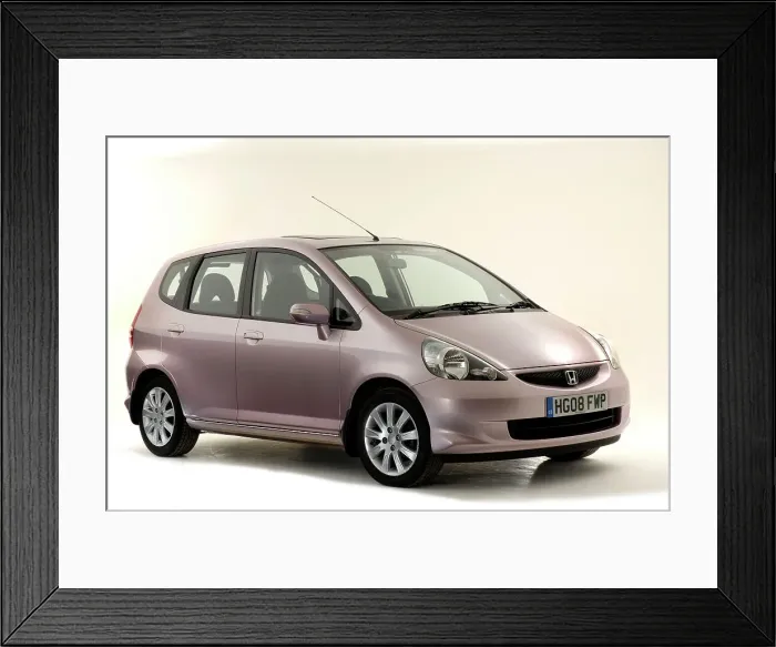 Framed Print : 2008 Honda Jazz