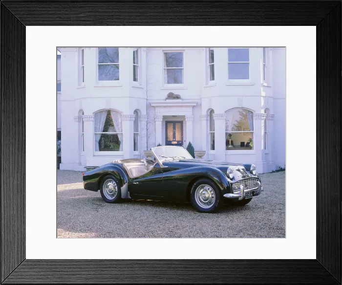 Framed Print : 1959 Triumph TR3 A Framed Print : 1959 Triumph TR3 A