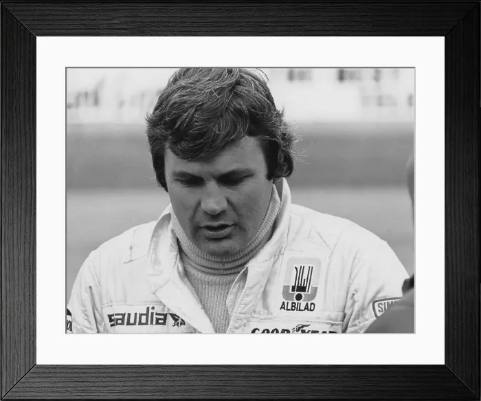 Framed Print : Alan Jones, 1980 Framed Print : Alan Jones, 1980