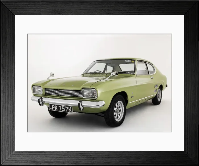 Framed Print : 1972 Ford Capri 1600 mk1 Framed Print : 1972 Ford Capri 1600 mk1