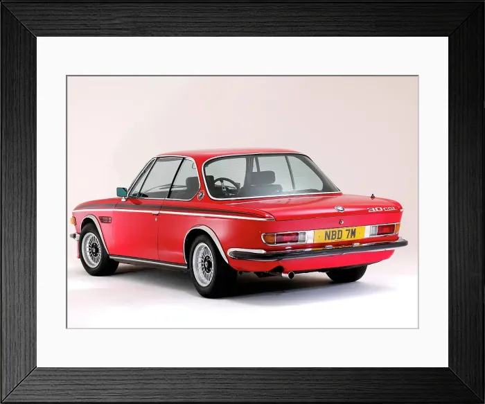 Framed Print : 1973 BMW 3.0 CSL Framed Print : 1973 BMW 3.0 CSL