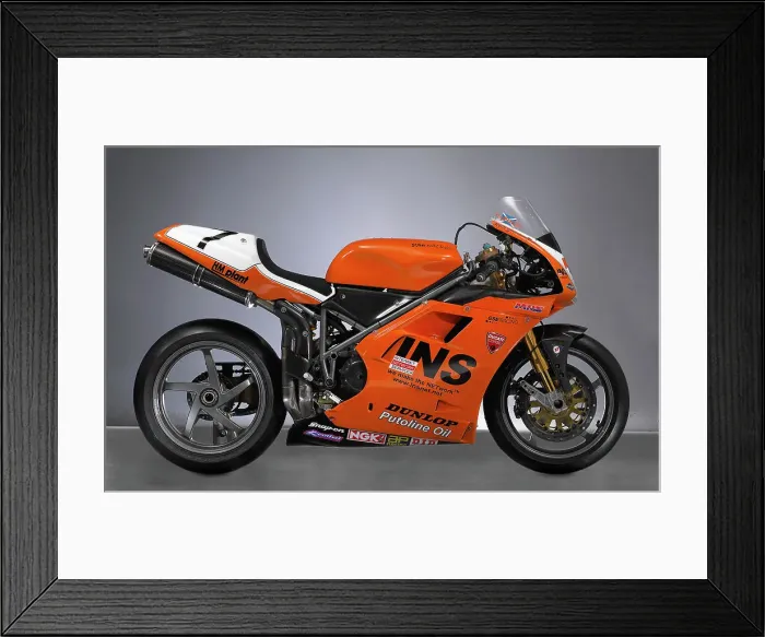Framed Print : 2000 Ducati racing bike Framed Print : 2000 Ducati racing bike
