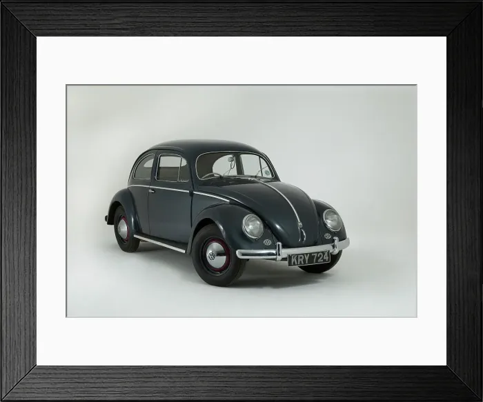 Framed Print : 1953 Volkswagen Beetle Export Framed Print : 1953 Volkswagen Beetle Export