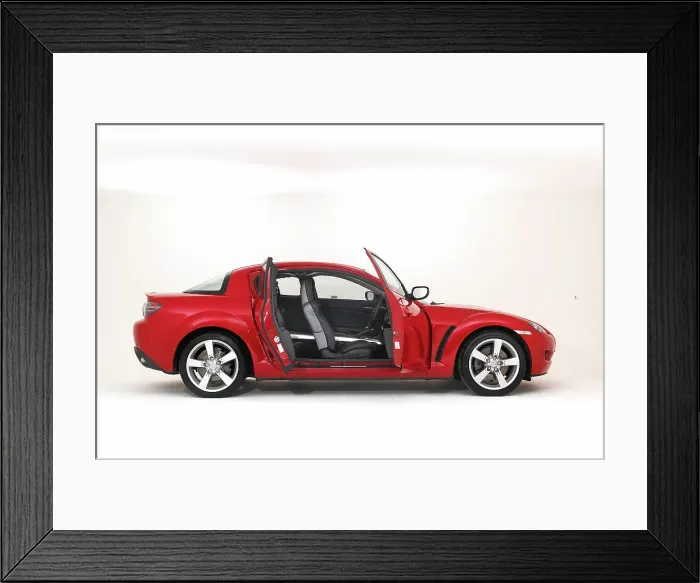 Framed Print : 2005 Mazda RX8 Framed Print : 2005 Mazda RX8