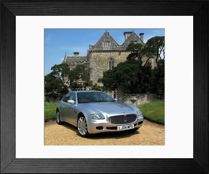 Framed Print : 2004 Maserati Quattroporte Framed Print : 2004 Maserati Quattroporte