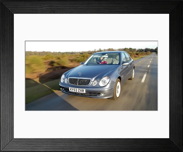 Framed Print : 2003 Mercedes Benz E320 cdi Avantgarde Framed Print : 2003 Mercedes Benz E320 cdi Avantgarde